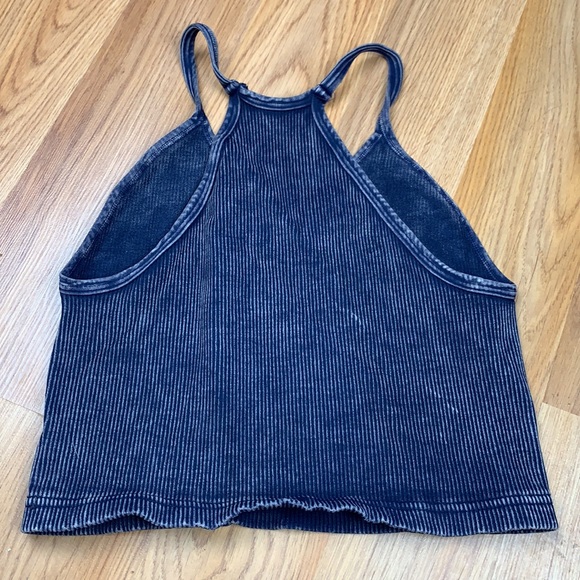 NWOT M/L Free People Happiness Runs Ribbed Crop - Picture 3 of 4